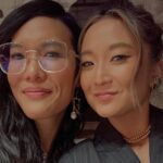Ashley Park Instagram - hugs to everyone @onlymurdershulu and BEEF @netflix @a24 ❤️ so proud and honored to be part of both these families this season :) #goldenglobes