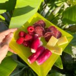 Ashley Park Instagram – burrata cosplaying as a tomato, chocolate as a feather, and some other petite noms and europe cuties this week