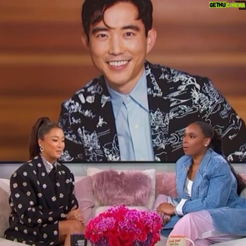 Ashley Park Instagram - ⚪️🖤spotted playing and panting at @jenniferhudsonshow with lovely @iamjhud talkin all the things :)