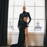 Ashley Roberts Instagram – BAFTAS BBY 🖤 

Styled @thomasgeorgewulbern 
Face @louboxy 
Hair @hairbylinus 
Snaps @sofi.adams.photo 
Thx 2 my fav @rosewoodlondon & @michaelbonsor 
And @pandocruises for such a fun eve #baftas