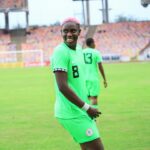 Asisat Oshoala Instagram – Alhamdulilah ….unto the next round 🙏🏾🙏🏾🇳🇬🇳🇬🇳🇬