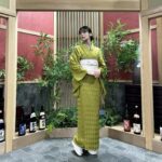 Asuka Kijima Instagram - 収録のたびに、素敵なお着物を着られることが楽しい。 背筋がピンと伸びる思いになります。 船越さんに 板についてきたよ！って言っていただきました😂 #おとなの嗜呑