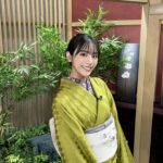 Asuka Kijima Instagram - 収録のたびに、素敵なお着物を着られることが楽しい。 背筋がピンと伸びる思いになります。 船越さんに 板についてきたよ！って言っていただきました😂 #おとなの嗜呑