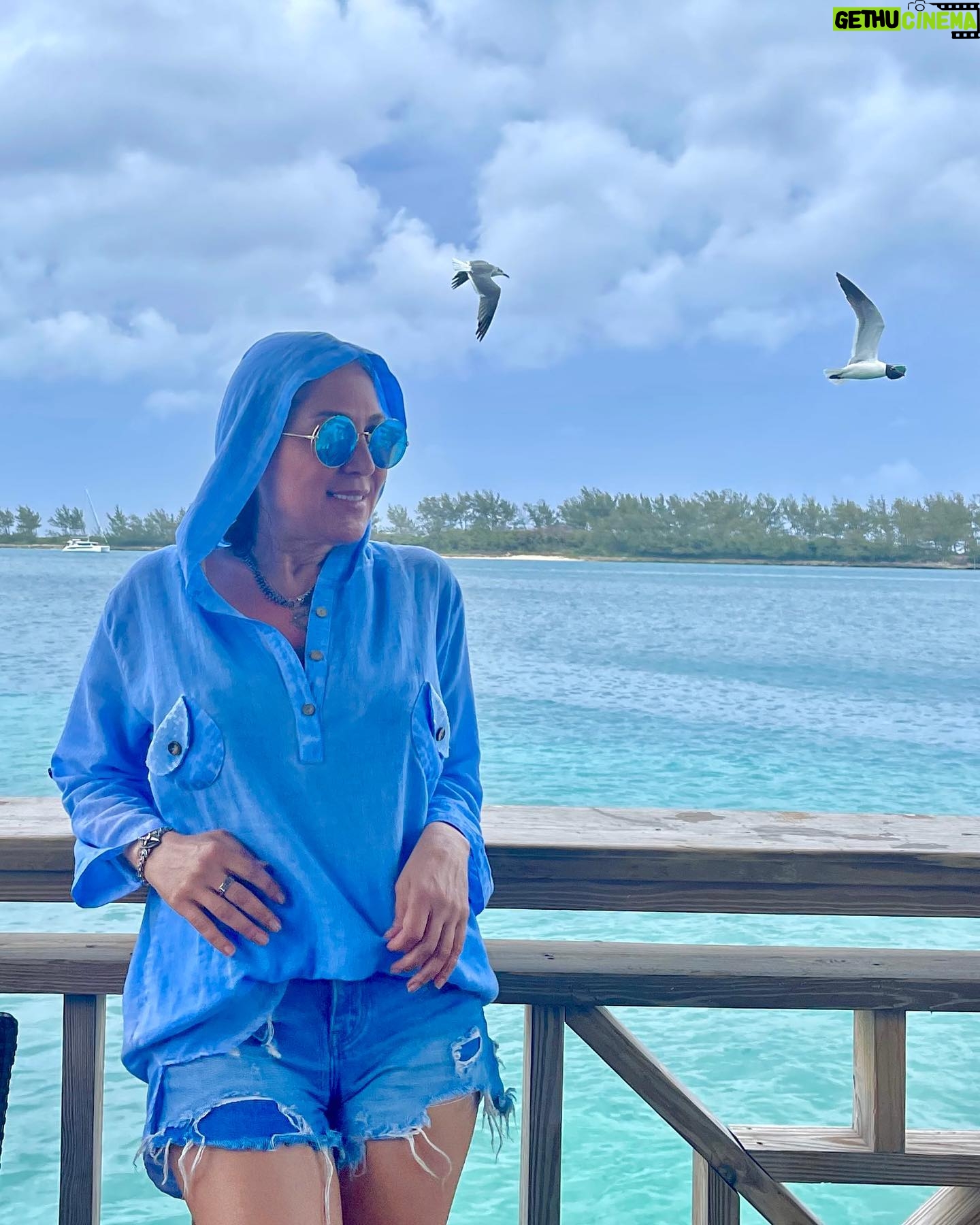 Asuman Dabak Instagram - Kuşlarla güldük eğlendik meğerse gülünce kuşlar uçuşurmuş seslerinize,uçuşan kuşlar konsun göğsünüze🕊🕊🕊💙