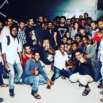 Atharvaa Instagram – Birthday celebration on the sets #immaikaNodigal #hbdnayanthara 😊🎂
