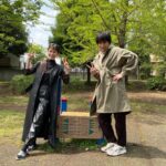 Atsuko Maeda Instagram - . 本日の撮影合間の公園で 前屈 姉弟バディ2月から 楽しくやっております。 あと少しで「育休刑事」スタート！ #NHK #毎週火曜10時から #ドラマ10 #育休刑事