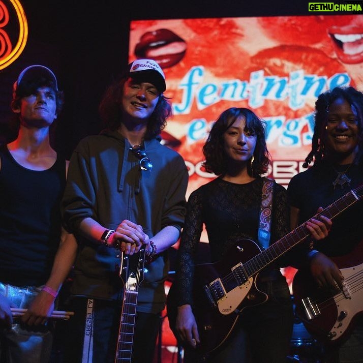 Aubrey Anderson-Emmons Instagram - @october.theband at the @bourbonroomhollywood last week💋 📸 @bcatbagan