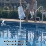 Audrey Whitby Instagram - I’m not a regular dad, I’m a “pool dad”.
