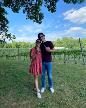 Audrey Whitby Instagram - Doing it for the vines. 🍷🌿🍇