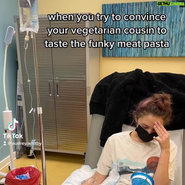 Audrey Whitby Instagram - tortellini with a side of food poisoning