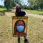Audrey Whitby Instagram - Heroes (like the ones at @blklivesmatter and @thevalleyofchange) wear masks! 🦸‍♀️ Thank you @facts2health for spreading real information, and to @joeybragg for nominating me to show my masked self. If my poster can wear a mask, SO CAN YOU. I nominate @maddywhitby, @shelbywulfert, and @victoriamoroles! #HeroesWearMasks