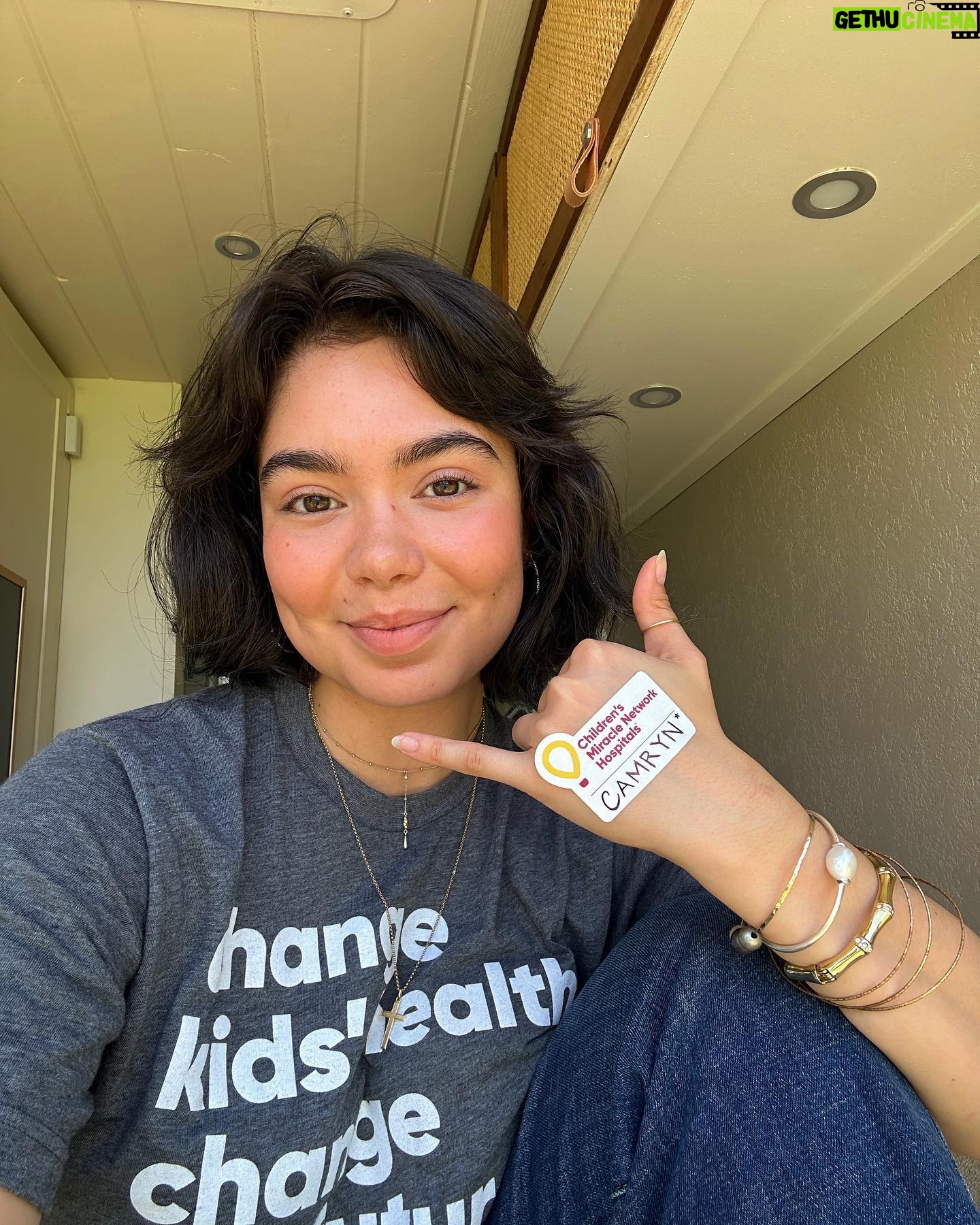 Auli'i Cravalho Instagram - Keeping the celebration going!! β¨ Happy 40th Anniversary @CMNHospitals, and thank you for the incredible work you do for Children like Camyrn. Camryn was born with sickle cell disease, later diagnosed with moyamoya disease, and underwent a successful stem cell transplant at her local member hospital. ππΌππ₯³ CMN Hospitals is the largest network of childrenβs hospitals in the U.S. and Canada. π Funds raised by @CMNHospitals are unrestricted, this means the local member hospital can use those funds for their most urgent needs. π₯ Whether thatβs providing charitable care, investing in research that discovers life-saving treatments and cures, or offering families comfort and peace of mind during the most trying moments of their lives. β€οΈ THANK YOU @CMNHospitals!! ππ§π½ββοΈπ©πΏββοΈπ¨π»ββοΈ #ChangeKidsHealth