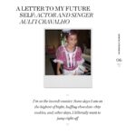 Auli'i Cravalho Instagram - God, it feels good to write. Very grateful to share this personal essay with @netaporter’s @portermagazine. ❤️ I encourage you to write your own letter-to-yourself. I found myself reaching for memories from the last few years and realizing; I wasn’t nearly as present as I pretended to be hahaha. Have a read, and please, spare your judgment for someone whose ‘heart is more sponge than fist’. 🫀 #InternationalWomensDay