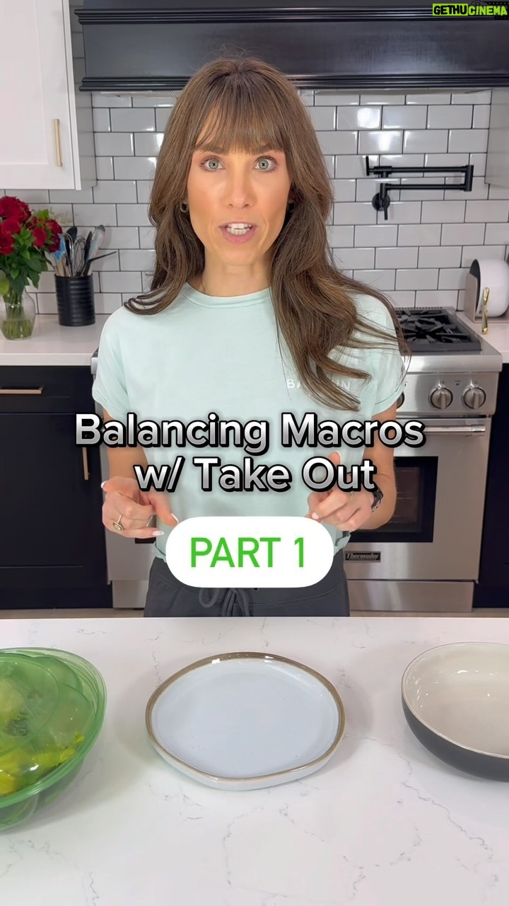 Autumn Calabrese Instagram - Restaurants tend to serve huge portions, they can easily make more than one meal. Here’s how I hit my macros & keep them balanced when ordering from a restaurant. Keep in mind my overall goal is health and maintaining my current weight & lean muscle mass. And before anyone attacks about healthy fat, with Portion Fix & 4 Week Gut Protocol we get several servings of healthy fat a day. It’s vital for hormone health and satiety. But we get it from several different foods for variety. The blue container is for things like nuts, avocado, hummus and dairy. The orange container is for seeds & salad dressings and we also have taps for oils and nut butters. Stay tuned to see how it all balances out AND if I eye balled the salad & amount of containers accurately 😜 #portionfix #4weekgutprotocol #macronutrients #macros #balancedmacros