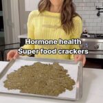 Autumn Calabrese Instagram - Yall said you wanted more info on hormones & nutrition so here’s something easy that you can start paying attention to. Getting enough healthy fats in your diet is important for optimal hormone health. Following a low fat diet can lead to a harder time absorbing fat soluble vitamins A, D, E & K which can lead to a deficiency. Vitamin A plays a roll in balancing estrogen levels Vitamin D acts like a hormone, sometimes called the “period” vitamin. It plays an important role in improving fertility, cycle regulation, & PMS Vitamin E plays a role in immunity & fertility Vitamin K is important for pregnancy health These super food crackers are an easy way to get in healthy fats from flaxseed, chia seed & sesame seeds as well as olive oil. The recipe is in my stories, it will be there for 24 hours, after that you can find it on Fixate on BODi. #hormonehealth #healthyrecipes #fitover40 #balancedmacros