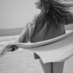 Ava Michelle Instagram – sweaters on the beach >