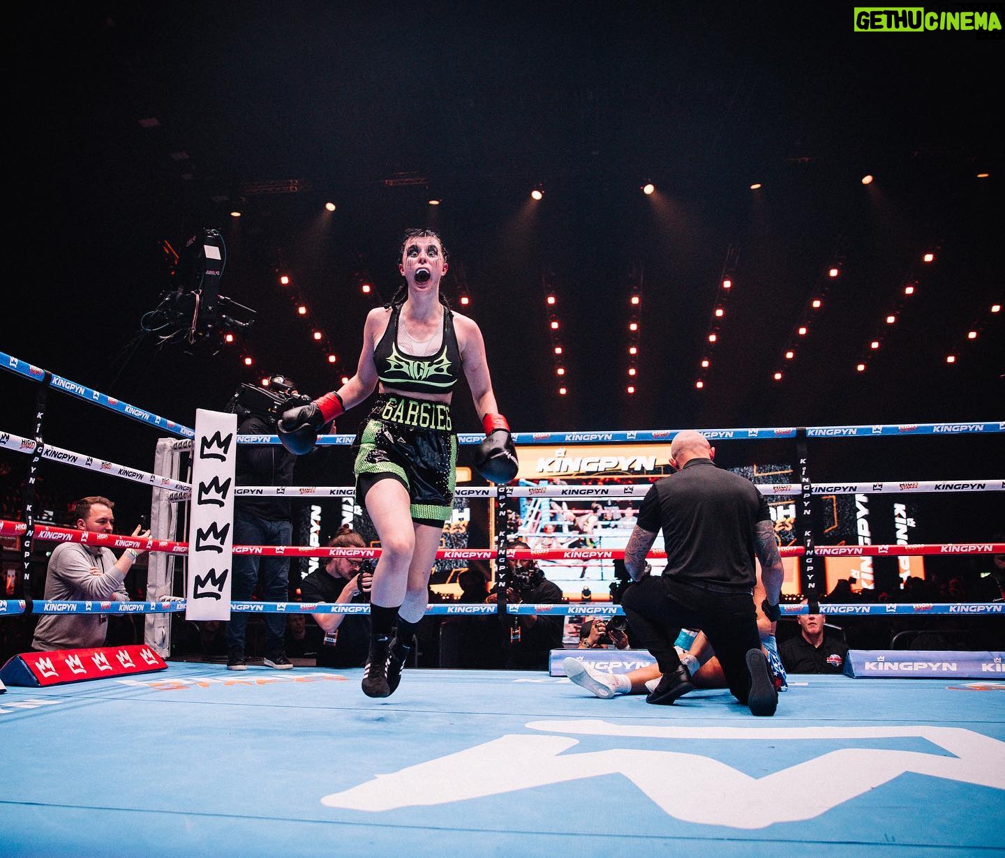 Avery Quinn Pongracz Instagram - I canβt wait to step in the ring again! A little throwback because last time was just too much fun xx This time iβll get my knockout for real ππ It streams for free on @daznboxing so be ready saturday the 15th ππ€