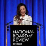 Awkwafina Instagram - Last night I had the honor of presenting @michelleyeoh_official the MUCH DESERVED award for Best Actress at @nbrfilm for @everythingeverywheremovie I love you @michelleyeoh_official always and forever ❤️ Regram: @nbrfilm