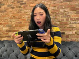 Awkwafina Instagram - #ad that face you make when Luigi dodges a red shell in Mario Kart 8 Deluxe… but then gets hit with a Blue one @nintendo