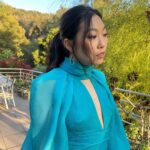 Awkwafina Instagram - #Emmys2021 @televisionacad 💙 @emilychengmakeup @kyleeheathhair @thuybnguyen @ecduzit @maddielouviere Wearing: @moniquelhuillier @gucci