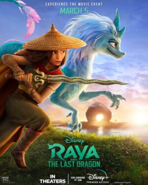 Awkwafina Instagram - We got a brand new poster and our first official trailer! On March 5, join Raya on her quest to find the last dragon. See Disney’s Raya and the Last Dragon in theaters or order it on @DisneyPlus with Premier Access on March 5.