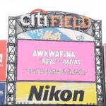 Awkwafina Instagram - Yesterday at @citifield , I was able to throw the first pitch out to my dad (a devoted lifelong Mets fan) to celebrate the premiere of @norafromqueens in my hometown. What an unforgettable day - thank you @mets and @citifield for having me, it was a dream come true. Photo cred @msimages Citi Field