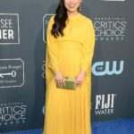 Awkwafina Instagram - Thank you @criticschoice !! Celebrating a last stop on an amazing run for @thefarewell , with my movie family @thumbelulu @deteem @mianomania #zhaoshuzhen @tzima8 . it has been quite a ride 🙏🙏 My amazing team: @kirinstagram @marcusrfrancis @thuybnguyen @ecduzit Wearing: @eliesaabworld @stuartweitzman @ireneneuwirth @judithleiberny