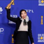 Awkwafina Instagram - No words to explain. But Here’s to everyone next. I need to thank my amazing team, who has been with me on this journey from day one. @kirinstagram @marcusrfrancis @ecduzit @maddielouviere @kovertcreative Wearing: @dior @stuartweitzman @jimmychoo @forevermark