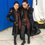 Awkwafina Instagram - The real hero. My incredible and crazy talented stunt double @bgirlmislee. Thank u for making me look way cooler than I am, being a total inspirational badass, and making sure my crotch harness was adequately fit. Love you so much!! @jumanjimovie #jumanji RG: @bgirlmislee