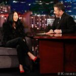 Awkwafina Instagram - Had so much fun on @jimmykimmellive , talking about @jumanjimovie which is out in theaters!! My amazing team: @melaniemakeup @marcusrfrancis @ecduzit @maddielouviere @kovertcreative Wearing: @prabalgurung