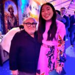Awkwafina Instagram - Tonight was epic. Celebrating @jumanjimovie with this group of amazing people. We are Out in theaters December 13!! My amazing team: @kirinstagram @marcusrfrancis @ecduzit @kovertcreative Wearing: @maisonvalentino @stuartweitzman TCL Chinese Theatres