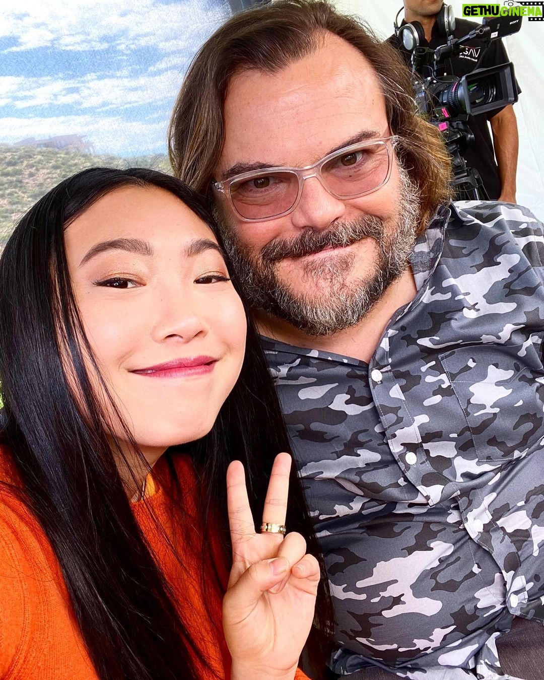 Awkwafina Instagram - From Festival Supreme to @jumanjimovie . Love you a lot @jackblack Cabo Mexico