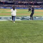 Awkwafina Instagram - The @mets had quite a run this season and it was an honor to see them at the Wildcard game and throw out the ceremonial first pitch in my hometown stadium @citifield - no matter what, they will always be amazin’ ❤️