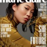 Awkwafina Instagram - Wow, thank you @marieclairemag for having me for the October issue alongside some amazing company! Photographs by: @thomaswhiteside Styling by: @cryoungin Hair by: @bok_hee Make-up: @yumi_mori Manicure: @nailglam Production: @elisemc4 And @kovertcreative !!