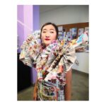 Awkwafina Instagram - Just found out #metgalachallenge is a thing and I’m here for it. (And to the GOAT who made a dress out of what appears to be a coupon circular. Now that’s a soul mate.) Memories ❤️ @josephaltuzarra @shirleykurata @kirinstagram @kyleeheathhair #metgala