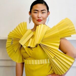 Awkwafina Instagram - Just found out #metgalachallenge is a thing and I’m here for it. (And to the GOAT who made a dress out of what appears to be a coupon circular. Now that’s a soul mate.) Memories ❤️ @josephaltuzarra @shirleykurata @kirinstagram @kyleeheathhair #metgala