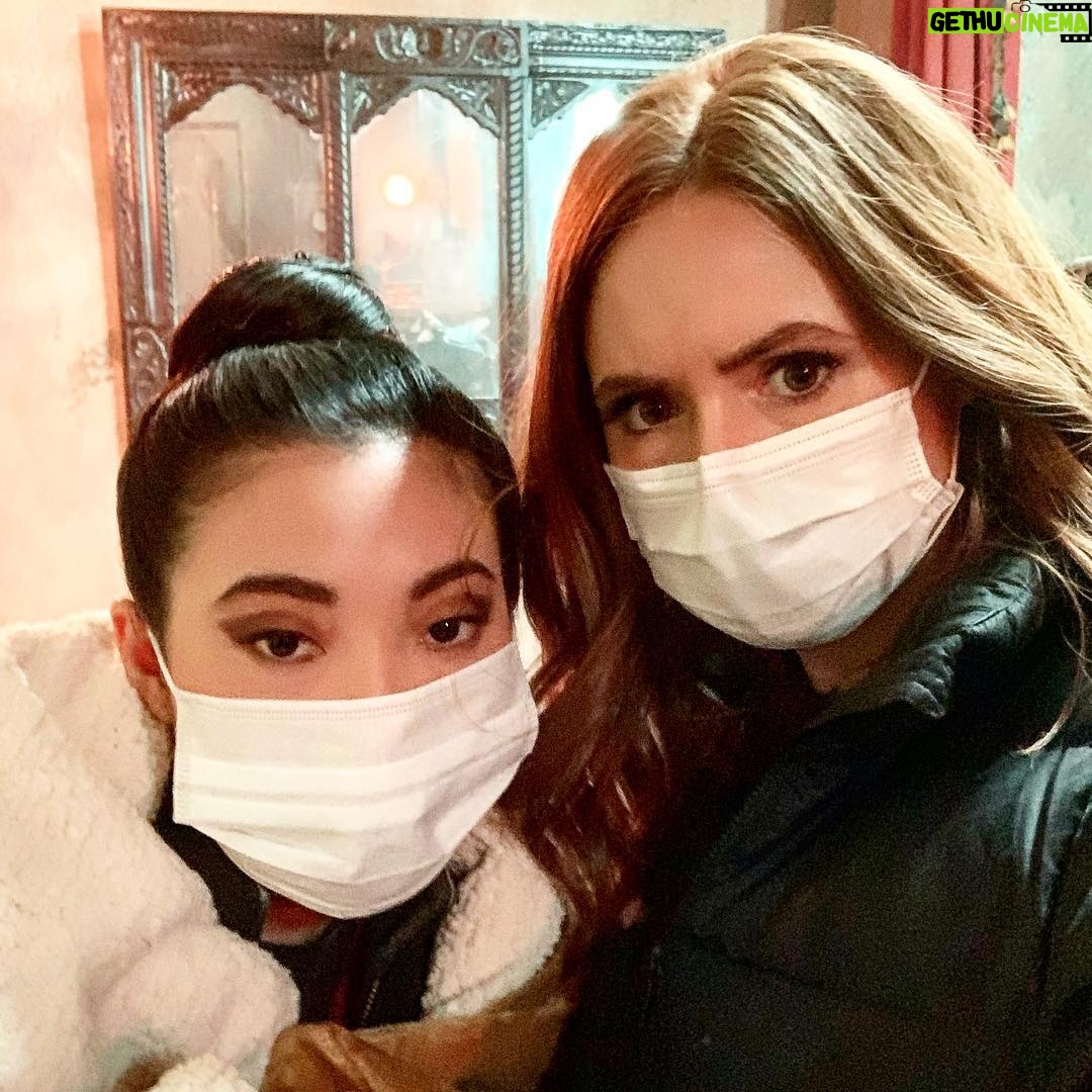 Awkwafina Instagram - UNDERWATER SQUAD - masks on deck for #jumanji2 @karengillanofficial