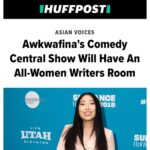 Awkwafina Instagram - This is true, and to be perfectly honest, it wasn’t even done on purpose. I’m blessed to have some brilliant writers on my show, who all happen to be women. But one slight correction: we do have TWO MEN. @kidklau is our Writer’s Assistant, and @jonahcweinstein is our office intern - (and they’re pretty damn fabulous too). Shout out @comedycentral too for letting me tell my story with them. Thanks @huffpost and @kimmythepooh for the write-up. My writers room tagged here, and follow our daily drips on @writerfits