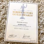 Awkwafina Instagram - Stoked and honored. Tonight, @sagawards !