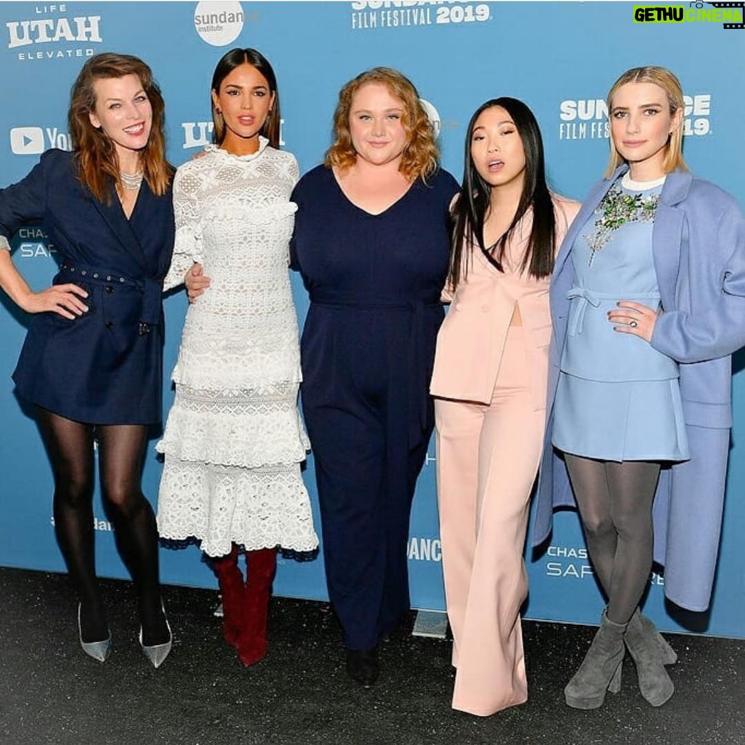 Awkwafina Instagram - #ParadiseHills premiere with my stunning cast! Thank you @sundanceorg