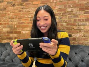 Awkwafina Instagram - #ad that face you make when Luigi dodges a red shell in Mario Kart 8 Deluxe… but then gets hit with a Blue one @nintendo