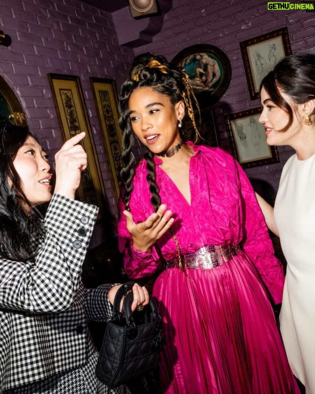 Awkwafina Instagram - An amazing night celebrating #rougedior with @dior @diorbeauty