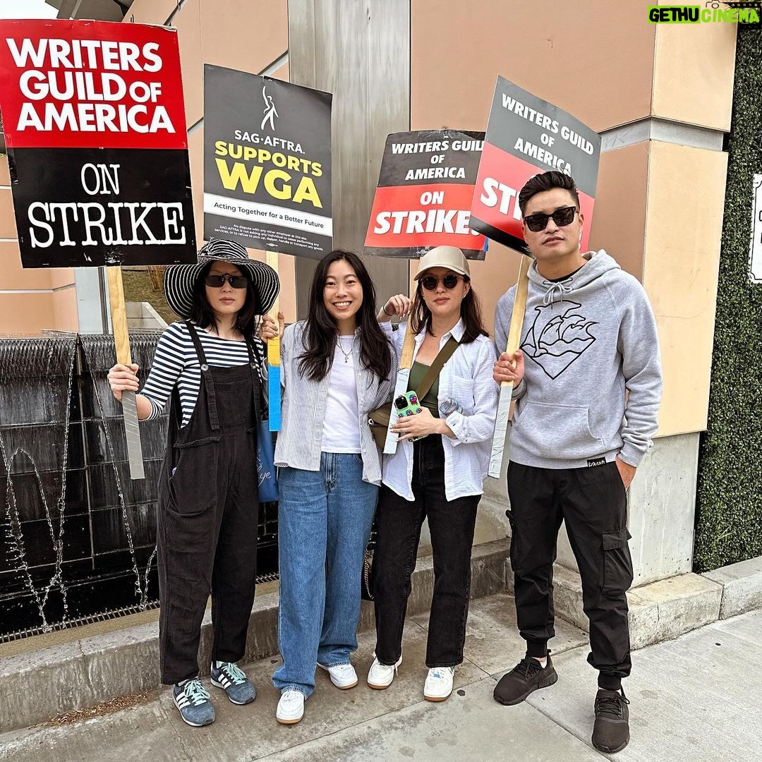 Awkwafina Instagram - Here’s to more shenanigans, existential dread and partying til yer shoes blast off #2024 Los Angeles, California