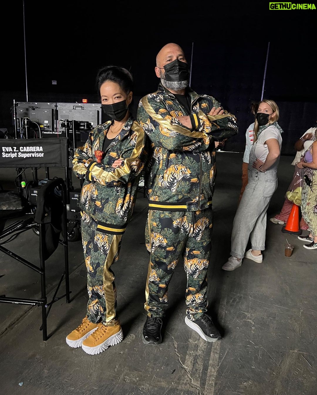 Awkwafina Instagram - Thank you everyone for watching #quizlady - a lot of love went into this one. It was such a genuine collaboration of every single department involved. I want to thank our amazing team including the forces that are @jyu237 and @jen_dangelo , and a very big thanks to my sis both on camera and off @iamsandraohinsta Also a HUGE thanks to our amazing crew, who are the backbones to everything we do. Streaming now on @hulu Burbank, California