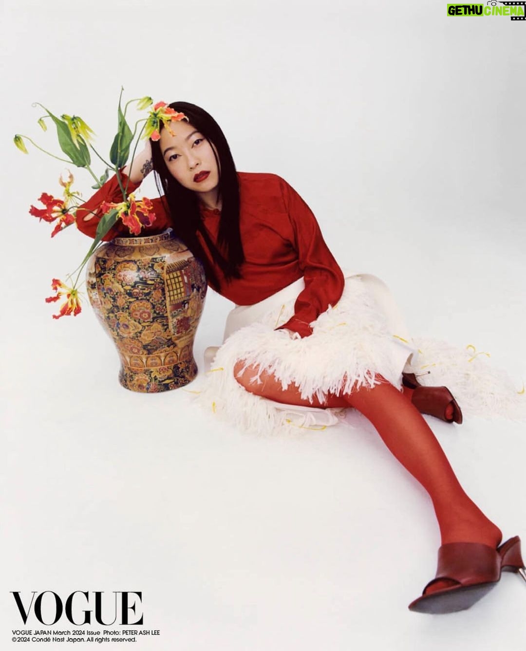 Awkwafina Instagram - @voguemagazine lunar new year shoot with the amazing @peterashlee
