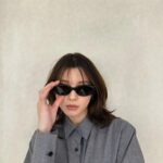 Aya Asahina Instagram - . . 昨日は @oggi_mag の撮影💓 . やはり撮影は本当に楽しいなー。と 感じる一日でした！♥️ . sunglasses/ @gentlemonster shirt/ @sacraofficial .