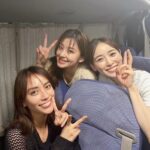 Aya Asahina Instagram - . . 今日のoggi撮影はお二人と同じでした🫶 最近oggiモデルと一緒に撮影する 機会も増えてきて楽しいし嬉しい♥️ 今日は沢山笑いました💓 . @oggi_mag 紙面の登場もお楽しみに！🤭♥️ . .