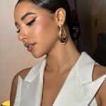 Aya Samaha Instagram - My look from the premier of my film “ 3al mashy” #عالماشي Styled by @islam.mitwally Mua @duhamukhtar Hair @silviahairstyling Dressed in @miojofficial Jewlery @houseofglamourjewellery