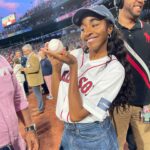 Ayo Edebiri Instagram – some people aren’t going to want to hear this but I don’t care. I’m going to say it. Ball is life. Ball is literally life. 

THANK YOU @redsox I love you sm this was maybe the coolest night of my life 

Bonus pic from when I was supposed to do this yesterday and it rained okayBYE