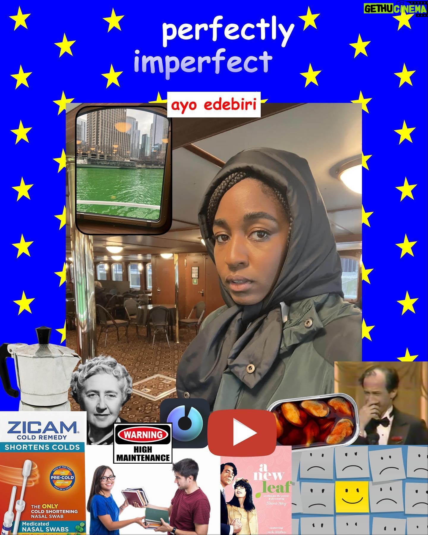 Ayo Edebiri Instagram - Ayo Edebiri on… 🍊 zicam nasal swabs 🎬 watching movies off youtube dot com ☕ my little moka pot 🤼♂️ swapping books with friends 🔍 agatha christie ☄️🦪 the jose gourmet fried mussels in marinade ️🕝 the one sec app 🧖♀️ being high maintenance 😜 being optimistic, randomly... @ayoedebiri ~link in bio~